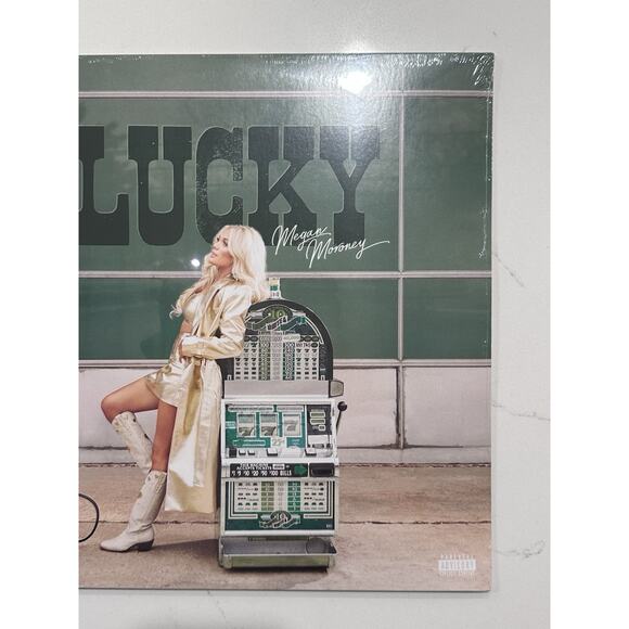 AUTOGRAPHED SIGNED Megan Moroney - LUCKY Green Vinyl LP SEALED #2 - Picture 5 of 8